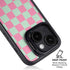 Watermelon Checkered iPhone 15 Kickstand Case